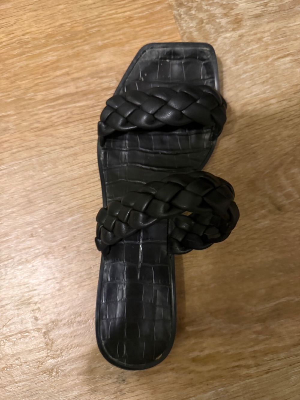 Dolce Vita Braided Slide Sandals Beige | 9 - Picture 2 of 5